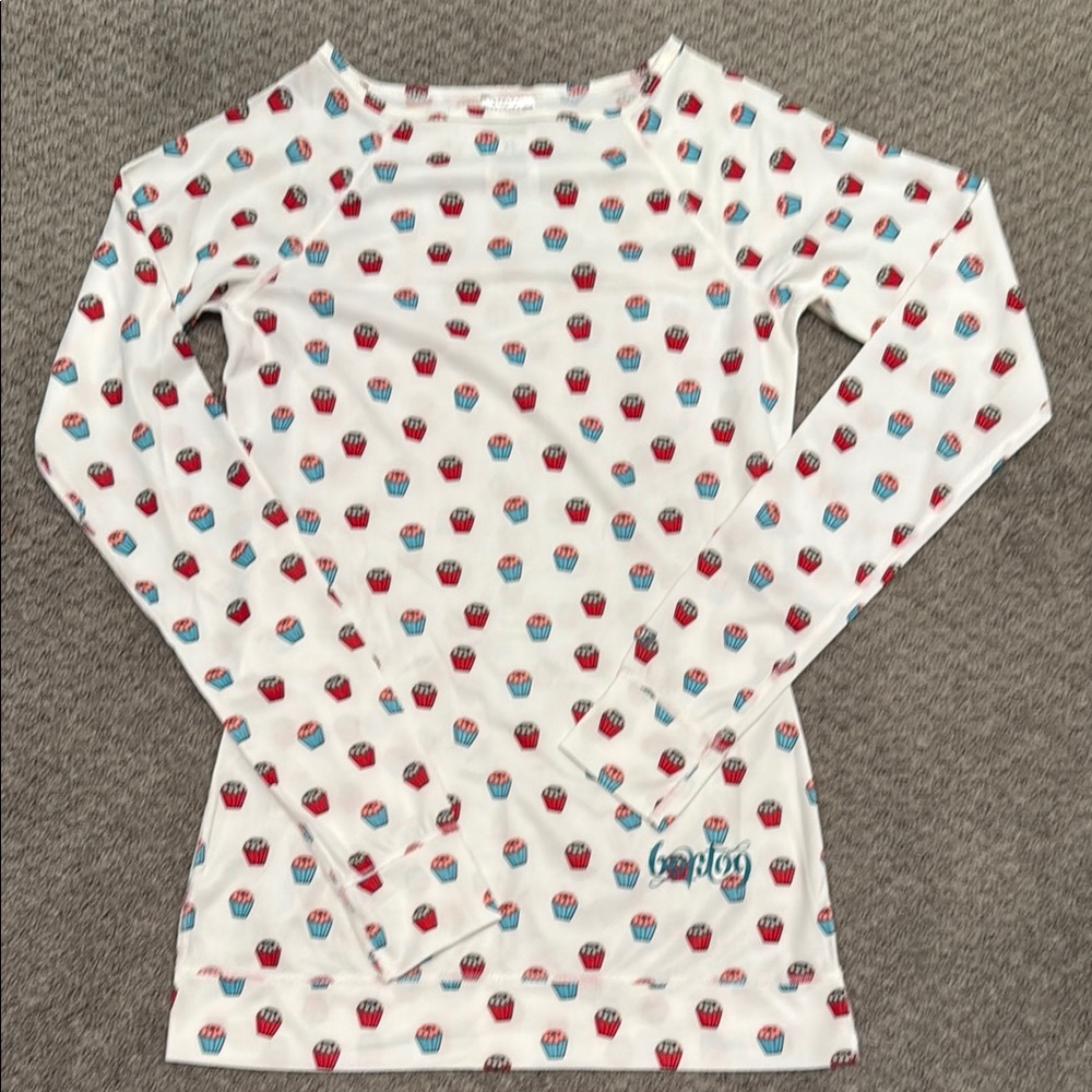 Burton - Thermal Undershirt Long Sleeve Shirt with Cupcake Print